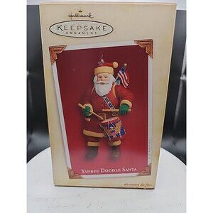 Hallmark Yankee Doodle SANTA Ornament 2005 Keepsake PERFECT For Your Collection!